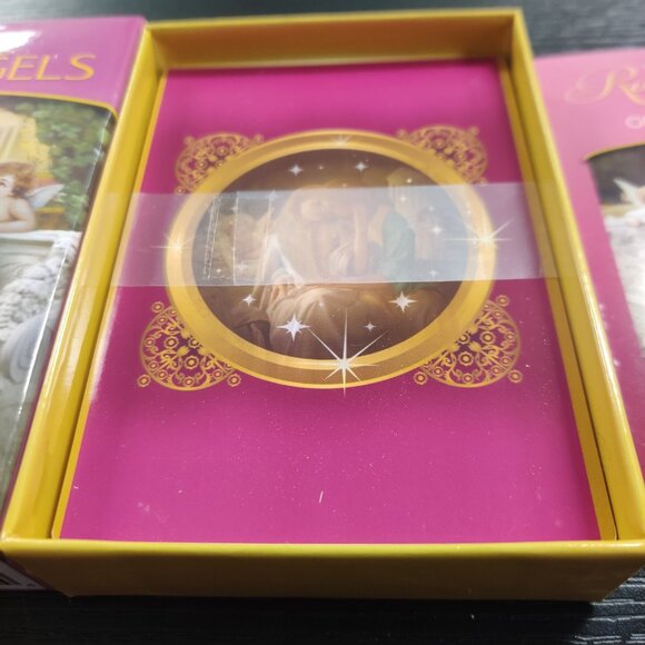 Vtg Romance Angels Oracle Cards Deck & Guidebook by Doreen Virtue OOP Original - Picture 2 of 7